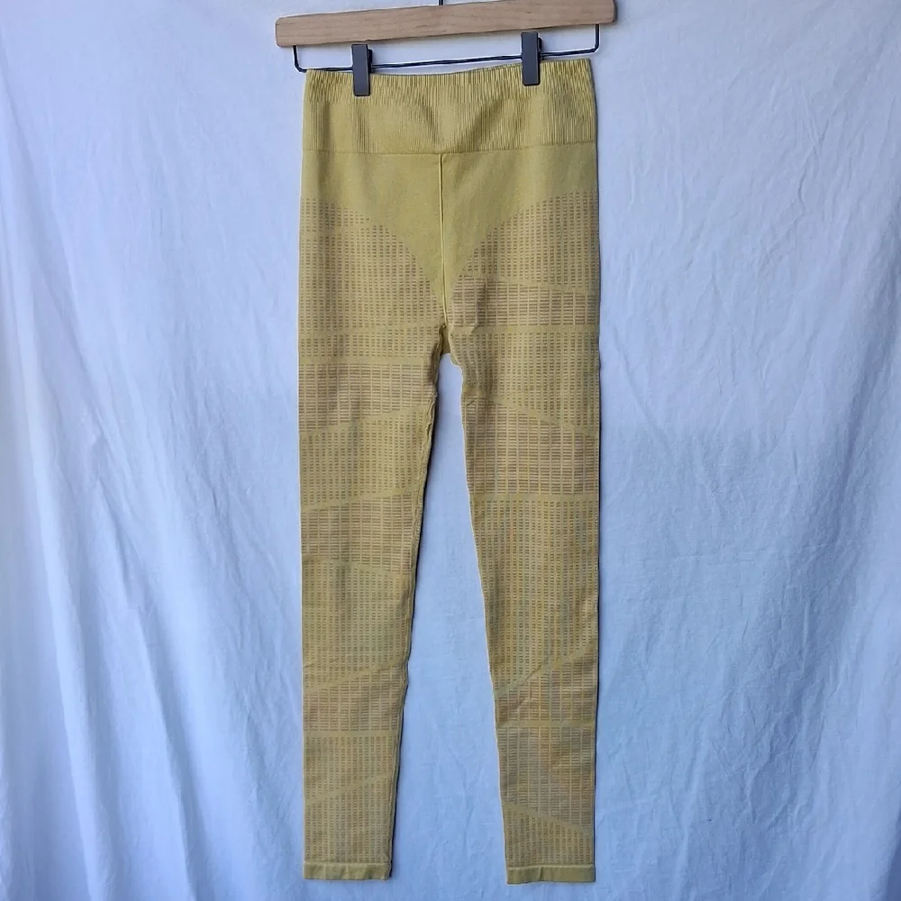 Fabletics Yellow Seamless Leggings Size S